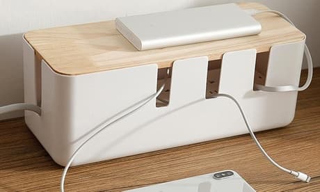 Caja de almacenamiento con tapa para cables : 2