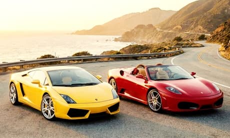 Ruta experiencia 20km de conducción de un Lamborghini Gallardo o un Ferrari F-430 Spider