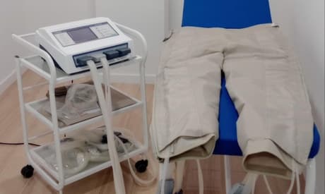 2 sesiones de presoterapia y masaje drenante manual