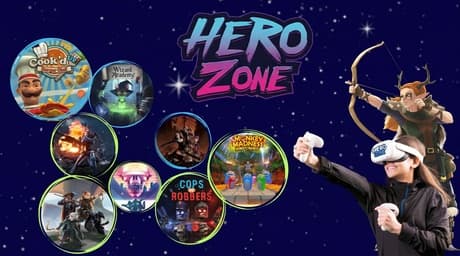 Para 2 personas: Experiencia de realidad virtual Hero Zone VR de 30 minutos