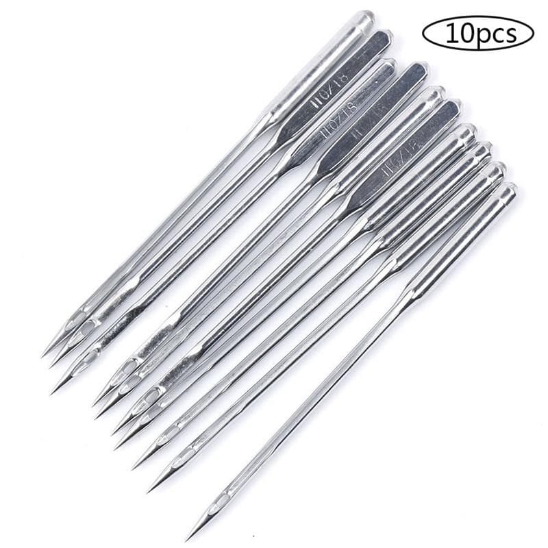 10 Uds agujas para máquinas de coser costura Universal para todos los domésticos 65/9 90/14 100/16 110/18