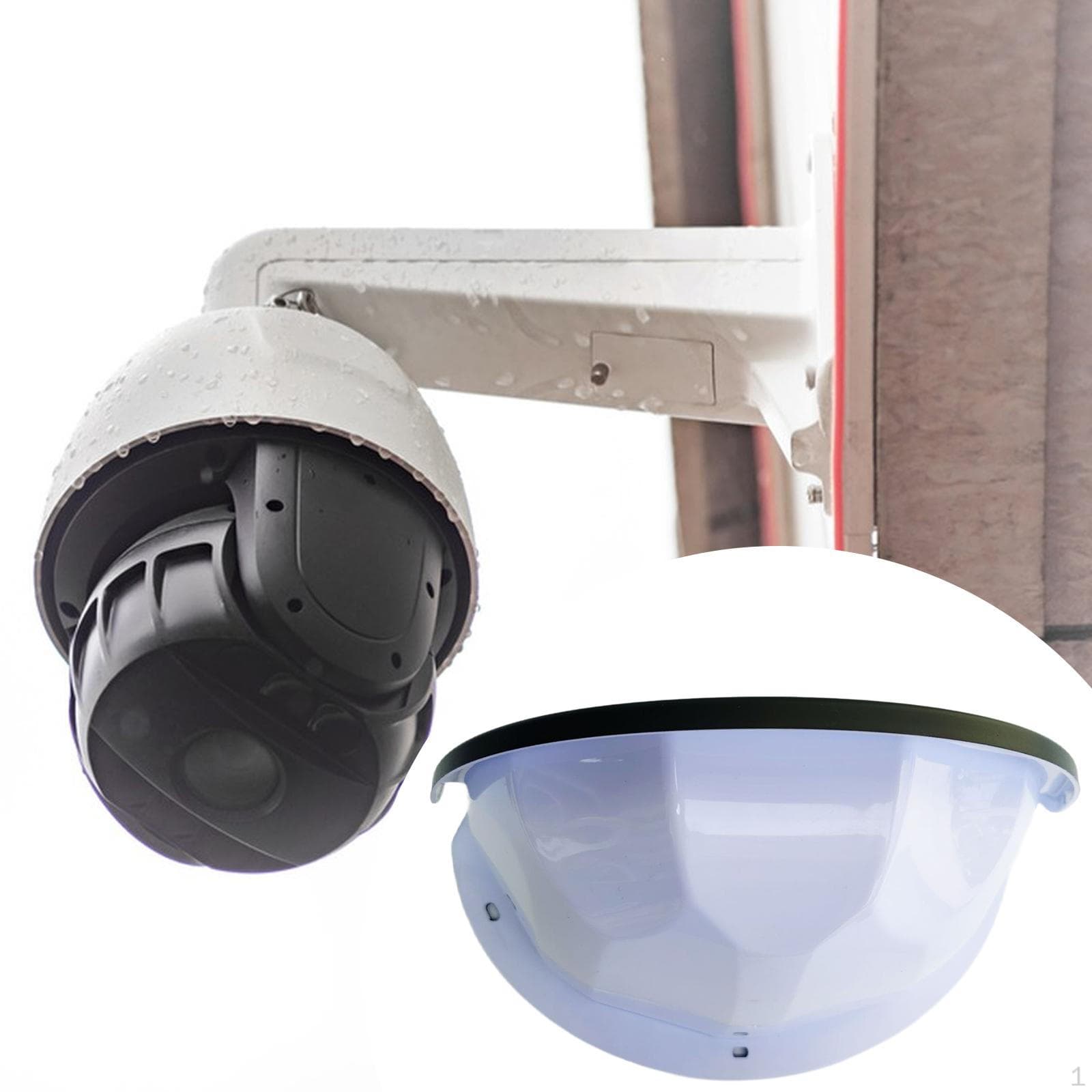 Carcasa para Cámara de Seguridad Exterior Resistente a la Intemperie con Canaleta de Agua Profesional Fácil de Instalar Sol Lluvia