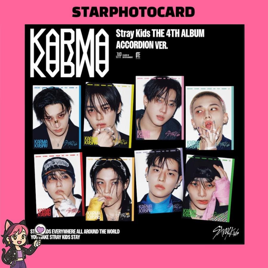 [LISTO PARA ENVÍO] STRAY KIDS - 4º Álbum Completo KARMA VERSIÓN ACORDEÓN