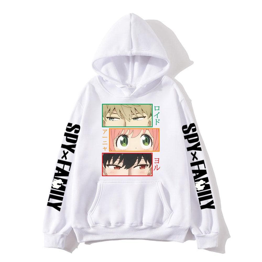 Sudaderas con Capucha Estampado Anya Spy x Family Loid Yor Anime Manga Hombre/Mujer Sudaderas Moda Sudadera con Capucha Oversize Harajuku Jerséis