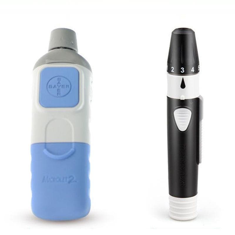 Bayer Contour Plus Bolígrafo Original para Toma de Muestra Sanguínea Ajuste Multivelocidad