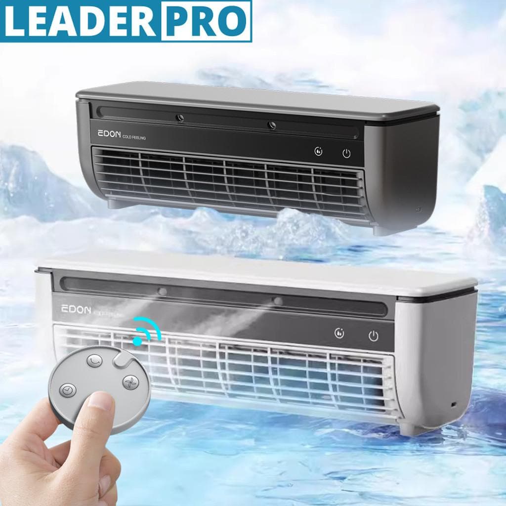 Ventilador de aire acondicionado de pared de 15 W, 30 segundos de enfriamiento rápido, con niebla helada, para cocina y hogar, sin hojas blanco