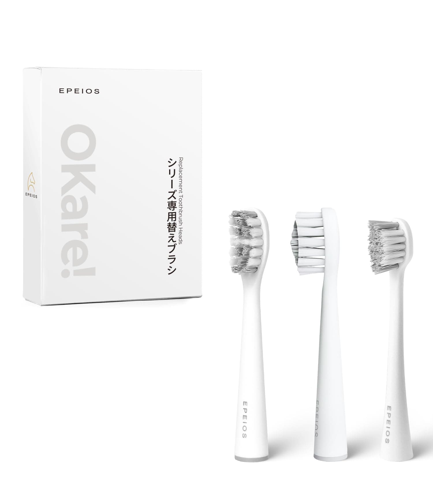 Cabezales de repuesto para cepillos de dientes eléctricos sónicos Epeios Cabezales de repuesto para cepillos de dientes sónicos y cepillos de