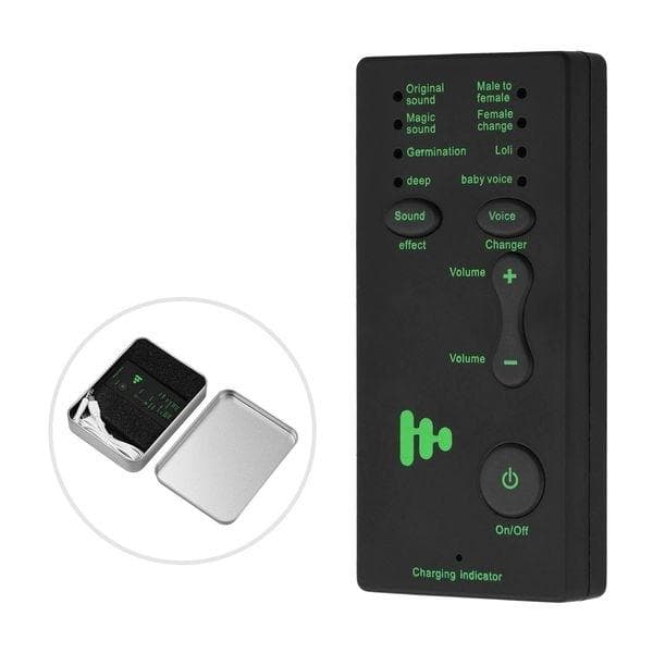 Micrófono con cambiador de voz para Smartphone 8 diferentes