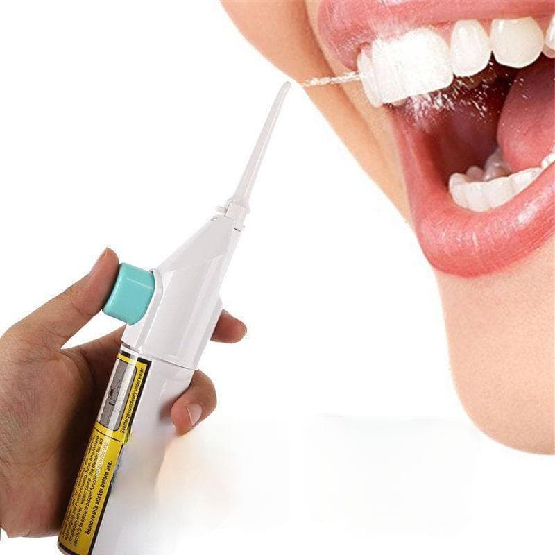 Irrigador dental de agua blanco