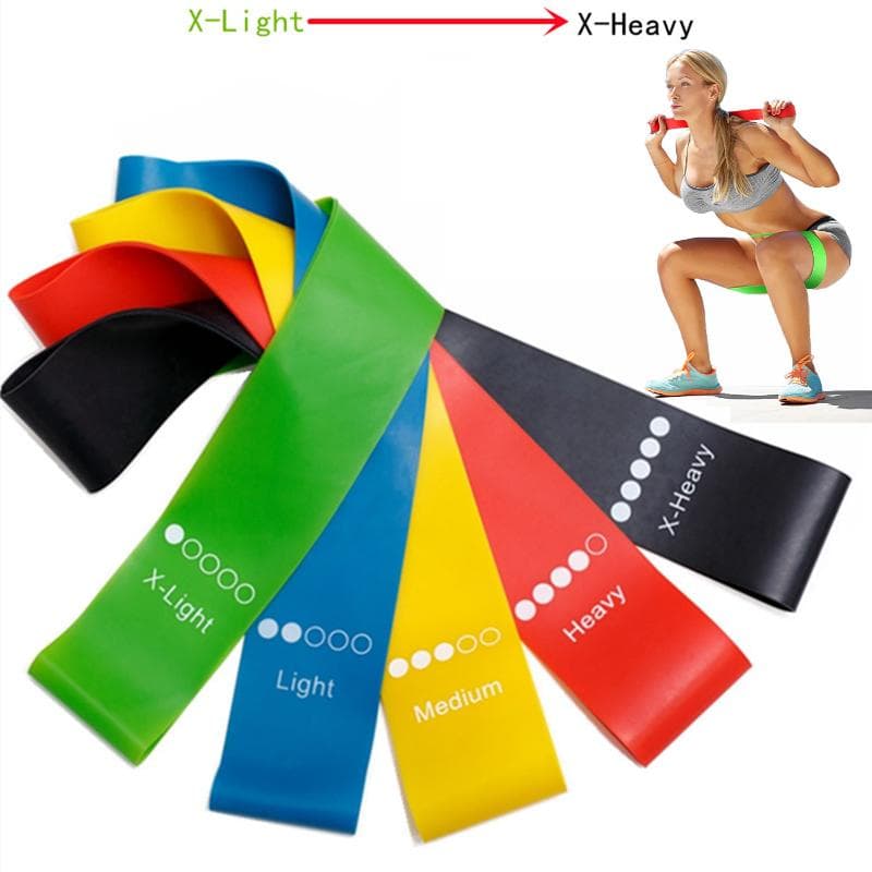 Bandas de resistencia TPE, conjunto de Fitness, bandas de lazo de goma, entrenamiento de fuerza, expansor de entrenamiento, equipo de gimnasio y Yoga,