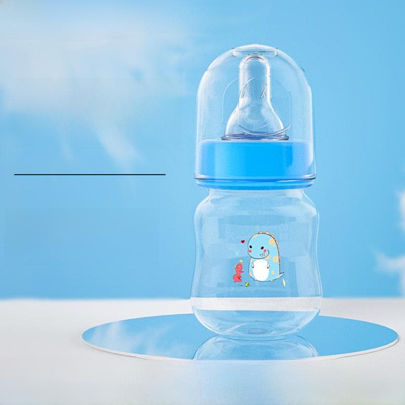 Biberón de Cuello Estándar de 60ml para Bebés - Compatible con Jugo y Fórmula cm azul