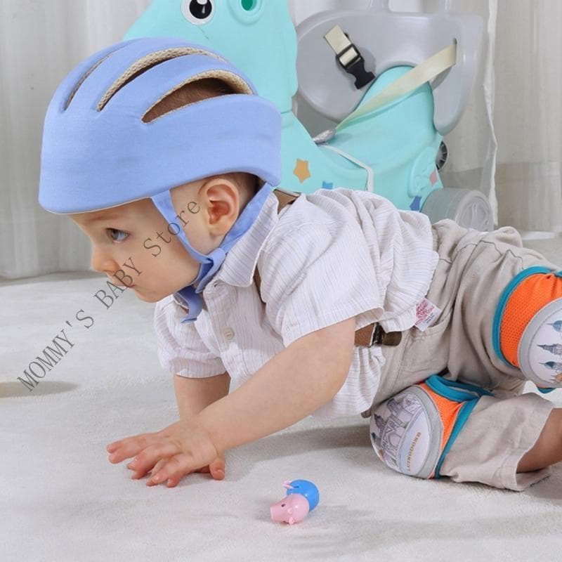Casco de Seguridad para Bebé Sombrero Protector de Cabeza para Bebés Recién Nacidos Cojín para la Cabeza Transpirable Sombrero de Seguridad para