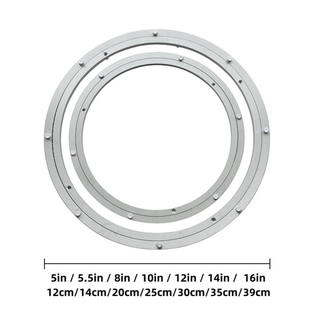 Plato giratorio con rodamiento de 12-39cm, Base Lazy Susan para mesa de comedor de cocina, mesa giratoria, bandeja para servir