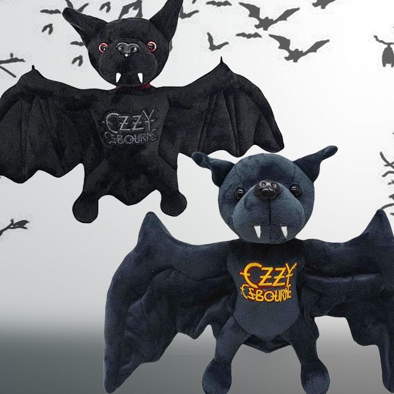 Nuevo Peluche Divertido de Ozzy Osbourne Murciélago de 25 cm Juego Animación Merchandising Regalo de Cumpleaños para Niños Regalo de Día de Todos