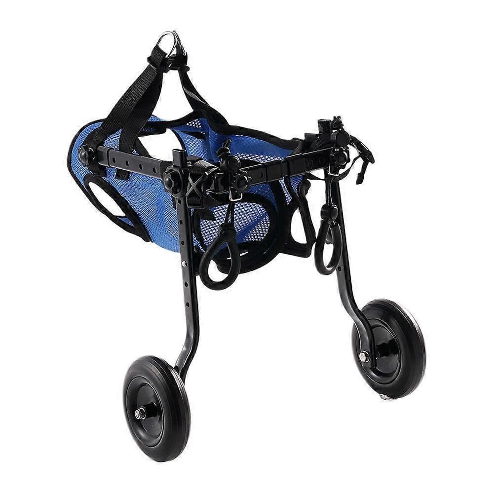Silla de ruedas ajustable para perros para patas traseras Perro para caminar Mascota Caminante para discapacidad