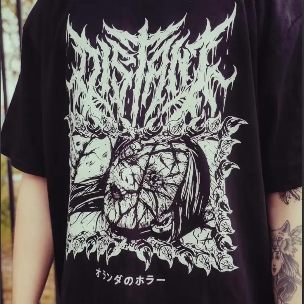 Exclusiva CAMISETA de Algodón DISTANT Europea Slow Beat Dead Core Banda Deathcore Rock ALGODÓN Hombre Mujer Verano Algodón Manga Corta cm