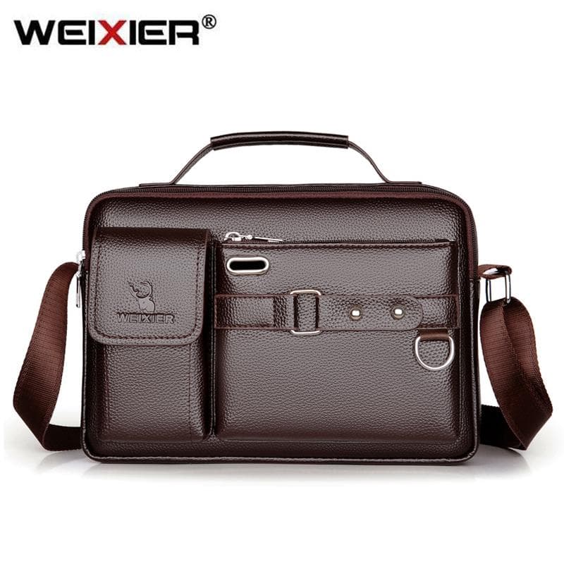 Bolsos de mensajero WEIXIER para hombre, maletín de oficina de negocios de alta calidad, bolsos cruzados de moda, bolsos de hombro para hombre,