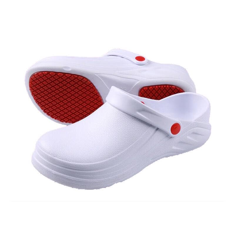 Zapatos de chef antideslizantes e impermeables Bofuniao cm blanco