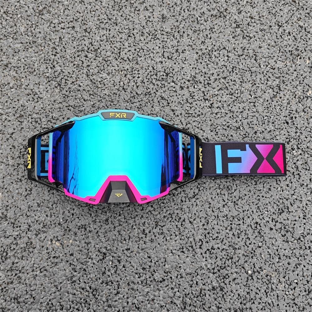 Gafas de Motocross FXR Lente HD Gafas Antivaho para Motocicleta Gafas para Montar Hombres Moto MX MTB Gafas de Sol Accesorios para Moto de Tierra