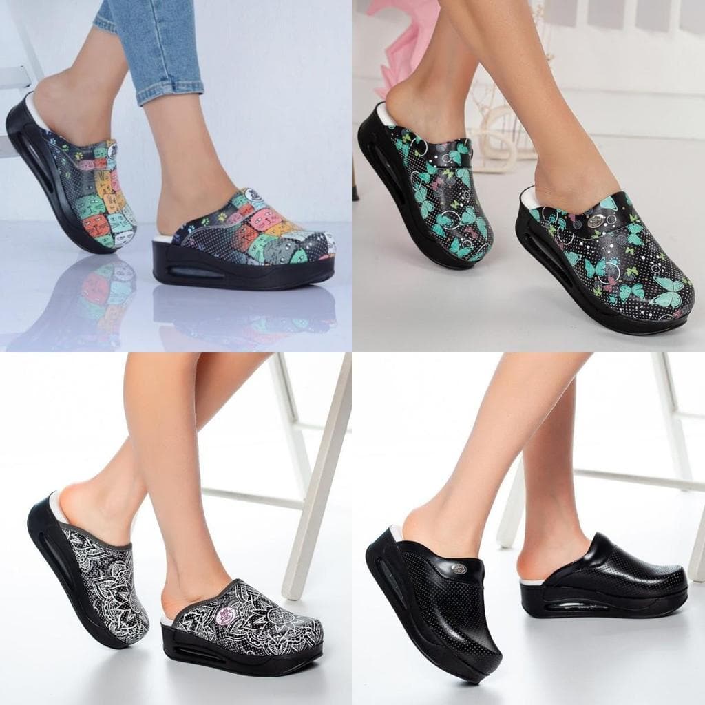 Zuecos médicos para mujer Zapatos de hospital Sabo Zapatilla antideslizante Enfermera Doctor Partera Sandalias quirúrgicas cm
