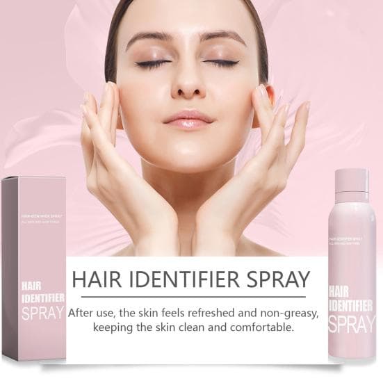 Spray identificador de cabello para afeitado facial, piel, cuerpo, extractos de plantas naturales, afeitado facial hidratante, spray para el cuidado d