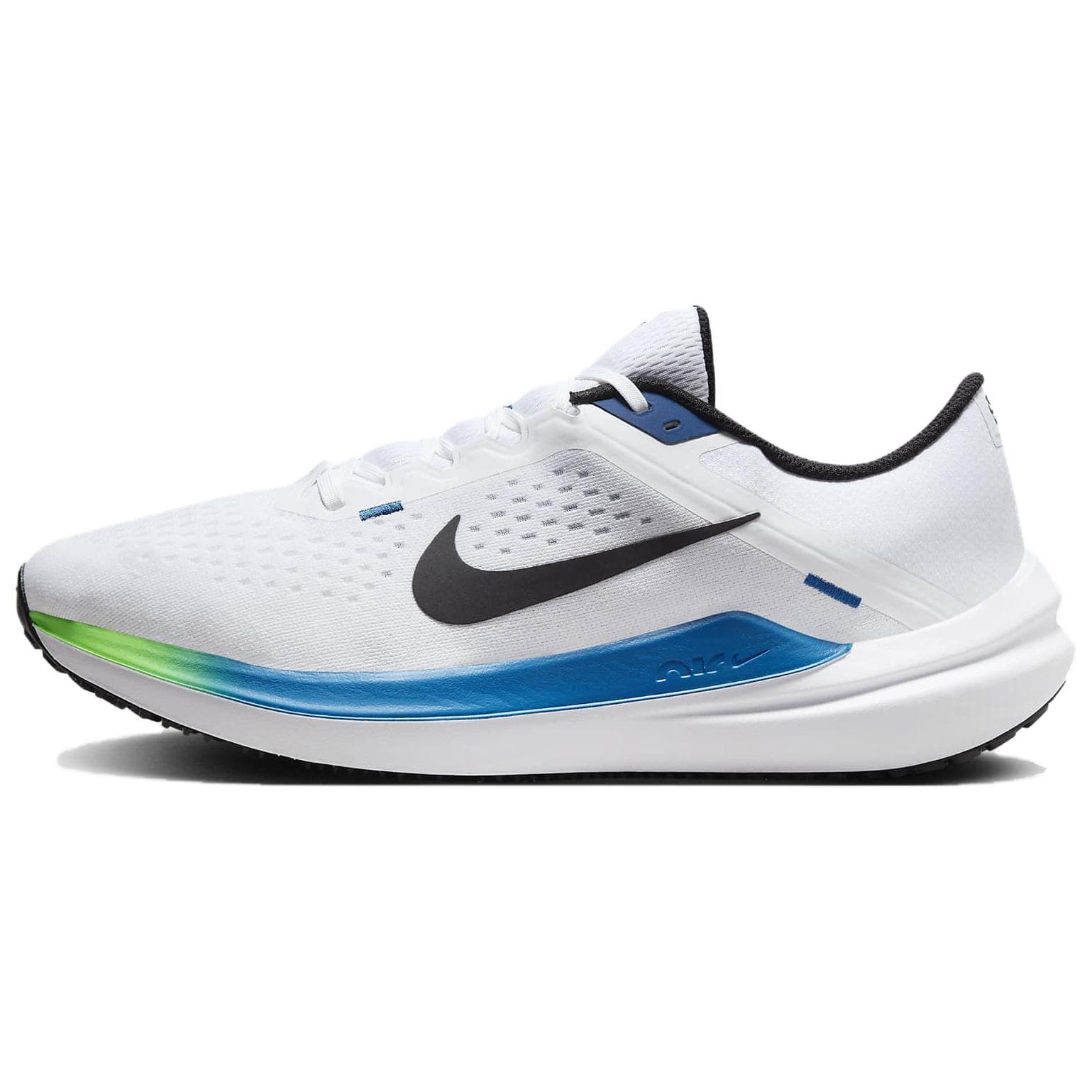 Zapatillas Nike Air Winflo 10 Blanco Azul Estrella Hombre Verde Strike Negro DV4022-103 cm