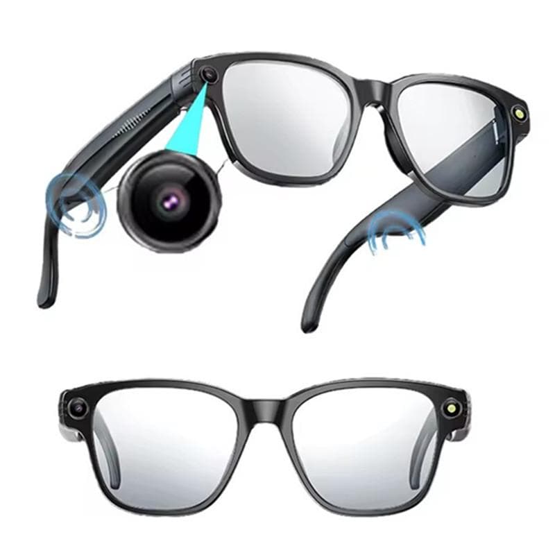 Gafas Inteligentes L801 1200P HD Grabación de Foto y Video Cámara 800W Voz AI Gafas ChatGPT Llamada Música Bluetooth Gafas de Sol Wearables