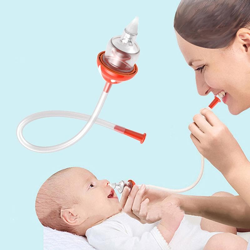 1PC Succionador Nasal para Bebés Limpiador de Mocos Catéter de Succión Oral para Bebés Aspirador Nasal Infantil Herramienta Limpiadora Ventosa