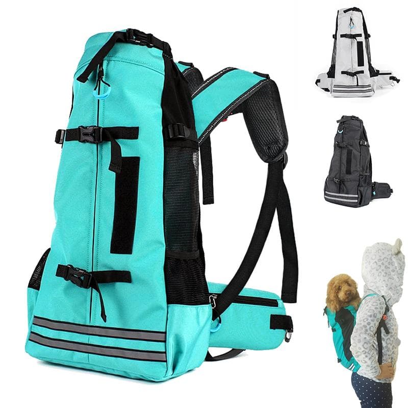 Bolsa de transporte para perros al aire libre para perros pequeños y medianos, mochila Corgi Bulldog, bolsas de viaje reflectantes para perros,