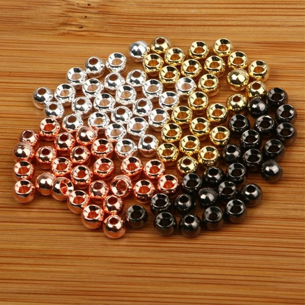 Material de Atado de Moscas de Aleación de Tungsteno de Alta Calidad y Diseño Bonito, Cuentas Ranuradas, Cuentas de Tungsteno