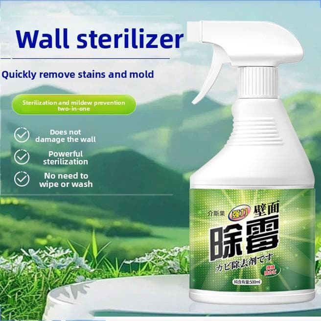 500ml Spray Profesional Eliminador de Moho y Humedad Manchas en Paredes Techos Azulejos de Baño Limpiador Profundo Previene el Crecimiento Fórmula