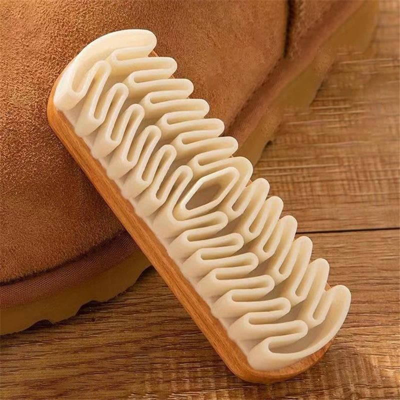 Cepillo para zapatos de gamuza con mango de plástico, limpiador de manchas para botas de gamuza y nobuk, herramienta de limpieza y renovación cm