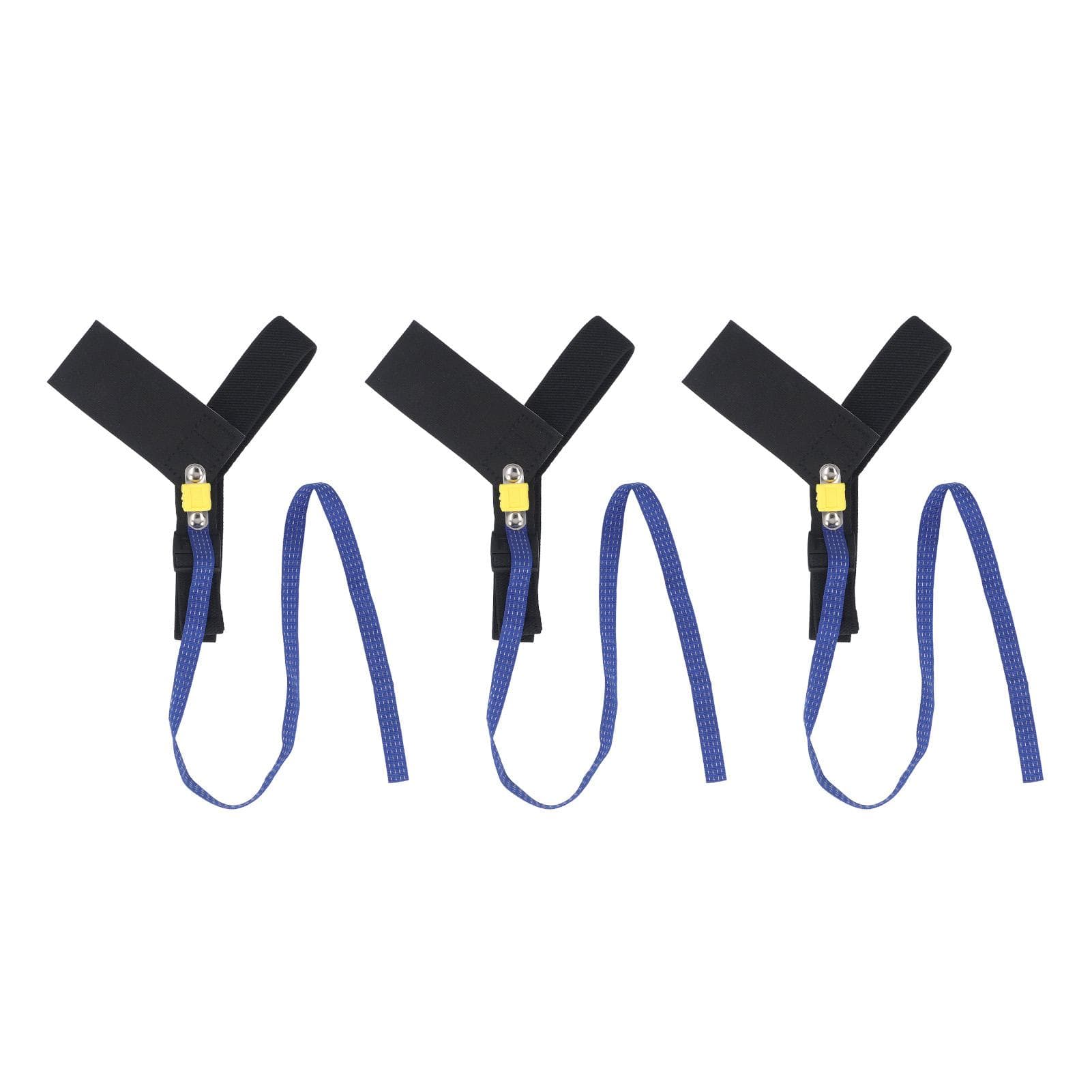 3pcs Correas de Talón ESD Antiestáticas Ajustables Talla Única Válidas para Todos Eliminación Inversa Estática Prevención