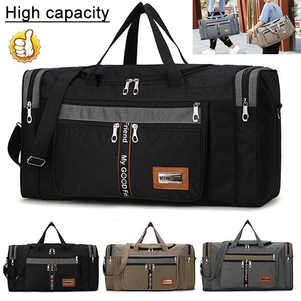 Bolsa de viaje Extra grande para hombre, bolsa de viaje para gimnasio, cabina de trabajo, barril, Oxford, impermeable, equipaje de mano, 2022 broncead