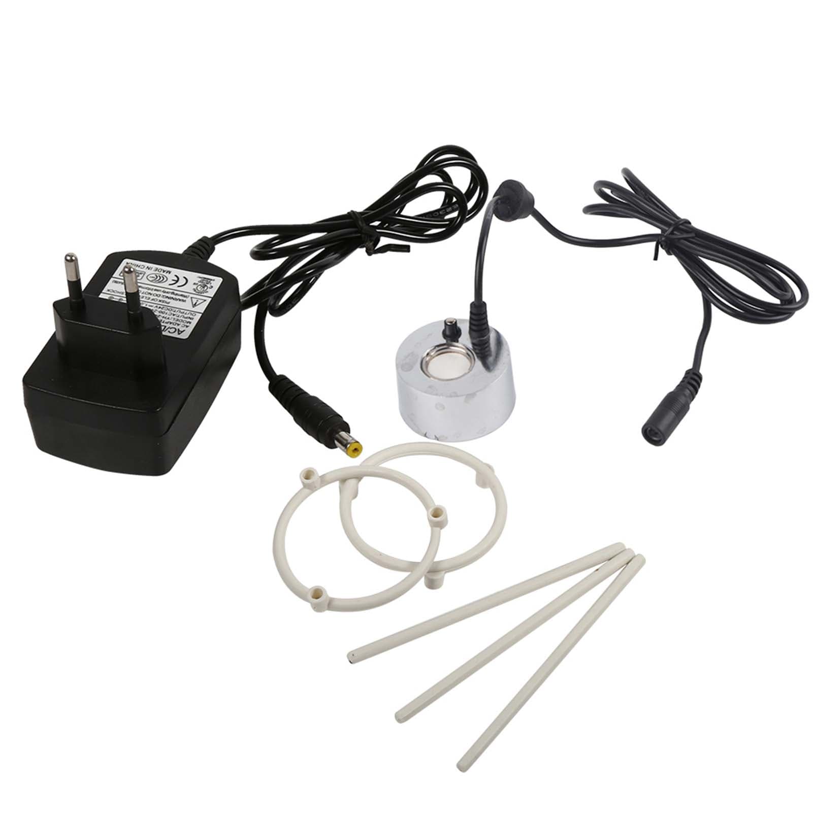 Generador de niebla ultrasónico, nebulizador, fuente de agua, estanque, atomizador, humidificador de aire con adaptador