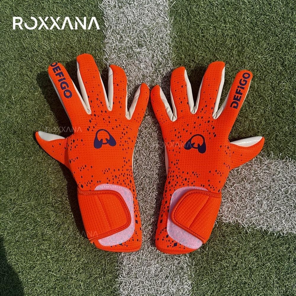 Los Guantes de Portero de Látex ROXXANA Rentables Son Antideslizantes, Duraderos, Transpirables, Adecuados Para el Entrenamiento y los Partidos de