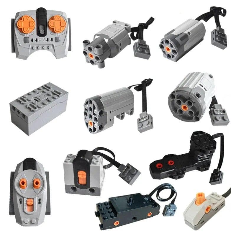 Piezas técnicas de Motor, funciones múltiples de potencia, herramienta 8293 8883, Servo tren Motor, juegos de modelos PF, bloques de construcción
