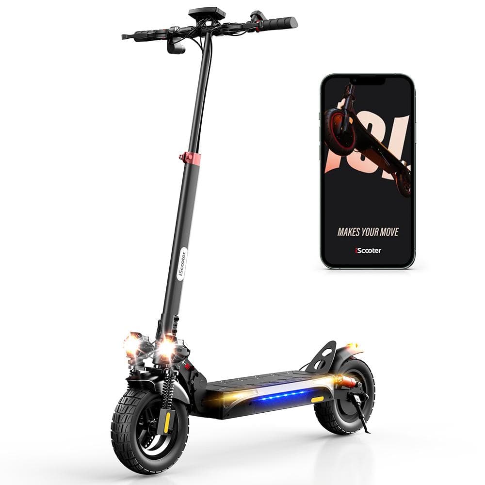 Patinete Eléctrico iSCOOTER iX4 Todoterreno Con Control por App Motor 800W Batería 48V15Ah Ruedas 10 Pulgadas Multiterreno Patinete Eléctrico para