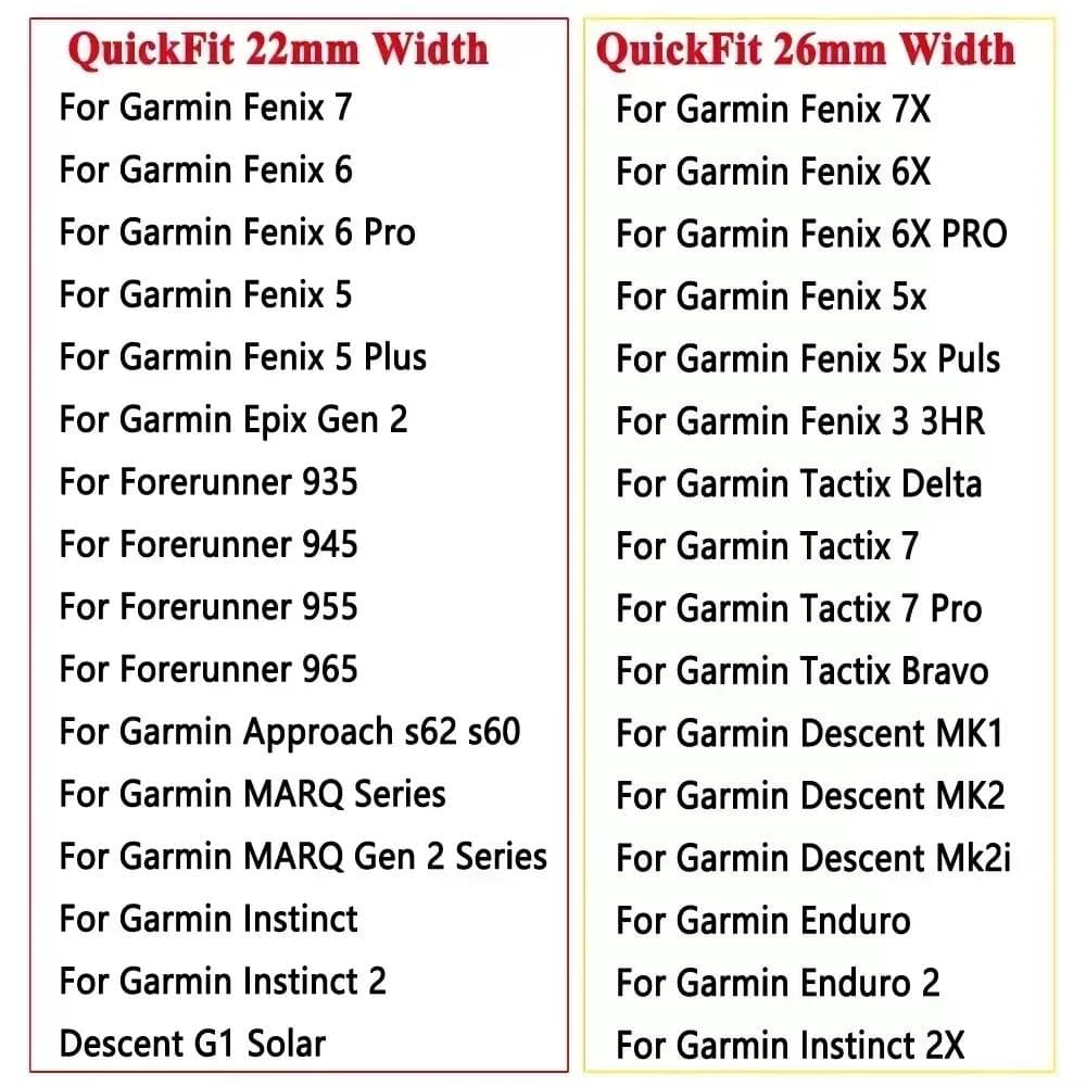 Correa de Reloj Para Garmin Approach S70 S62 Forerunner 965 955 945 935 Epix Pro 2 (47 mm) (51 mm) Pulsera de Cuero PU Quickfit 26 22mm