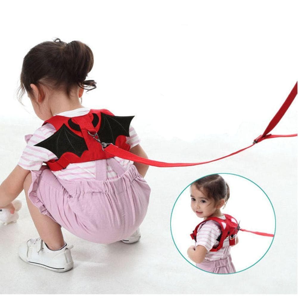 Mochila para niños pequeños, arnés con correas, correa ajustable para asistente, cinturón para niños y niñas cm