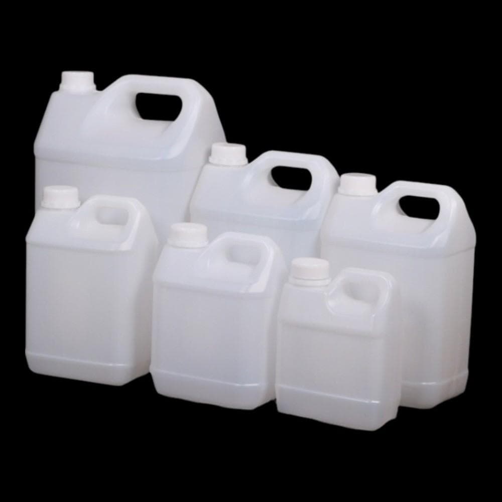 Cubeta HDPE 1/2/3/4/5/6/10L Grado Alimentario Garrafa de Aceite Botella de Plástico Hermética Multiusos Yogur