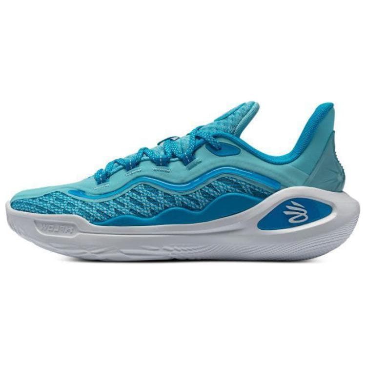 Curry Brand Curry Flow 11 Protector bucal Zapatillas Unisex Azul Blanco 3027725-400 cm