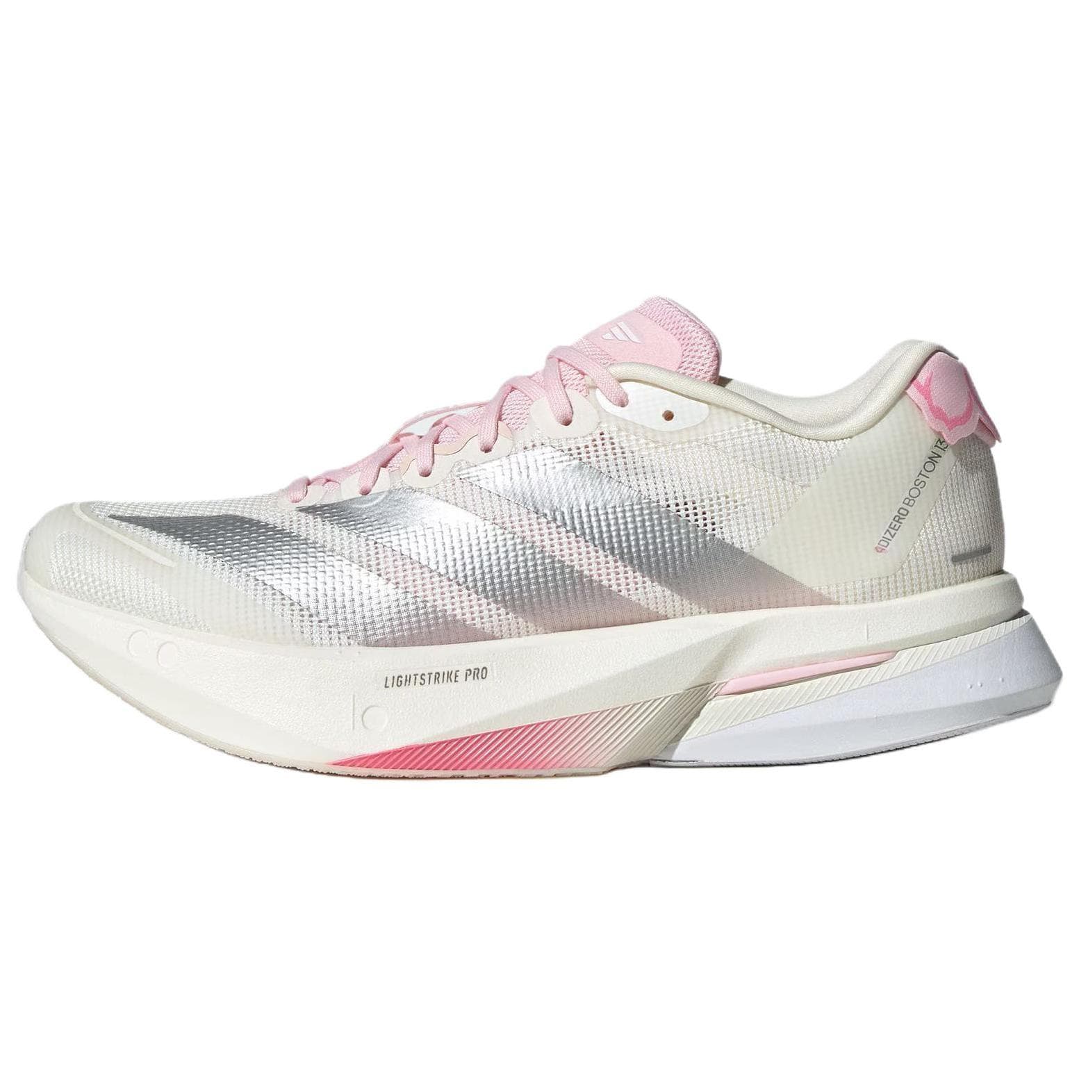 Adidas Adizero Boston 13 Ajuste Cómodo Zapatillas de Correr de Competición de Maratón Zapatillas de Correr para Mujer Blanco Brillante JQ9667 38