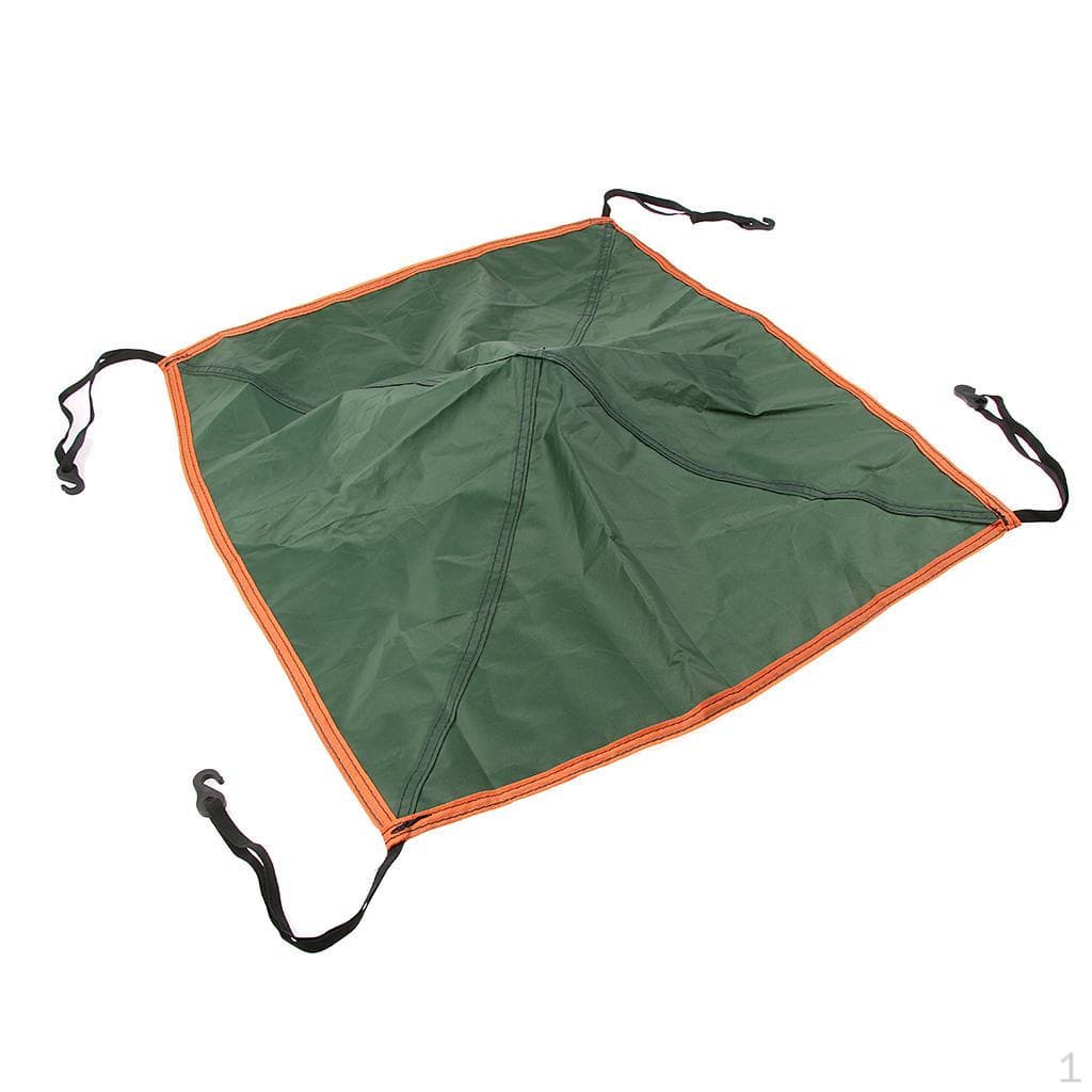 Cubierta impermeable para la lluvia del toldo de acampada superior de la tienda de repuesto, verde