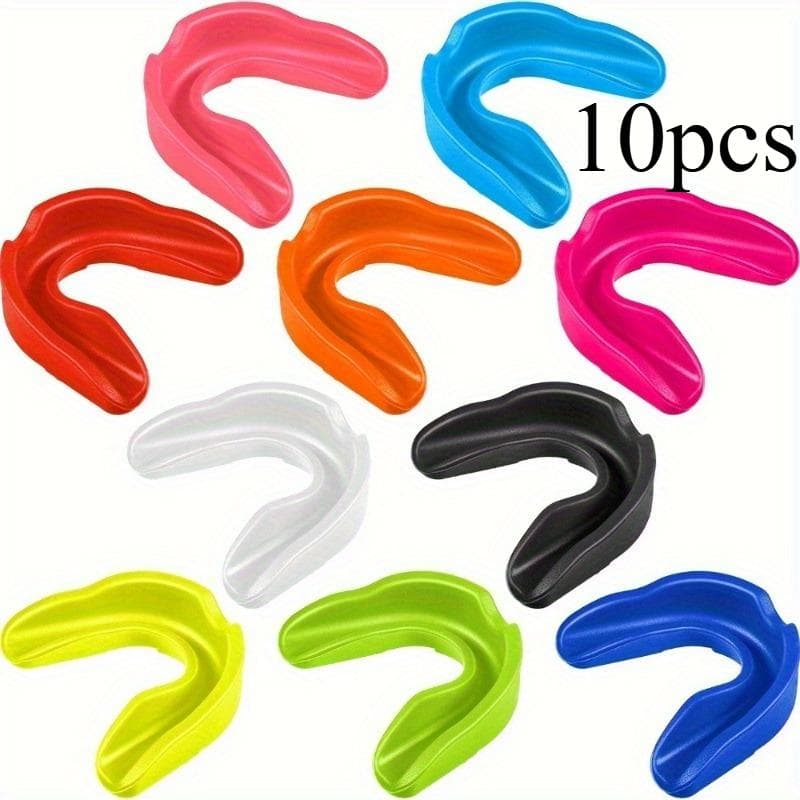 10 protectores bucales deportivos de silicona para boxeo, baloncesto, fútbol, hockey, karate, fútbol americano - Protectores bucales dentales