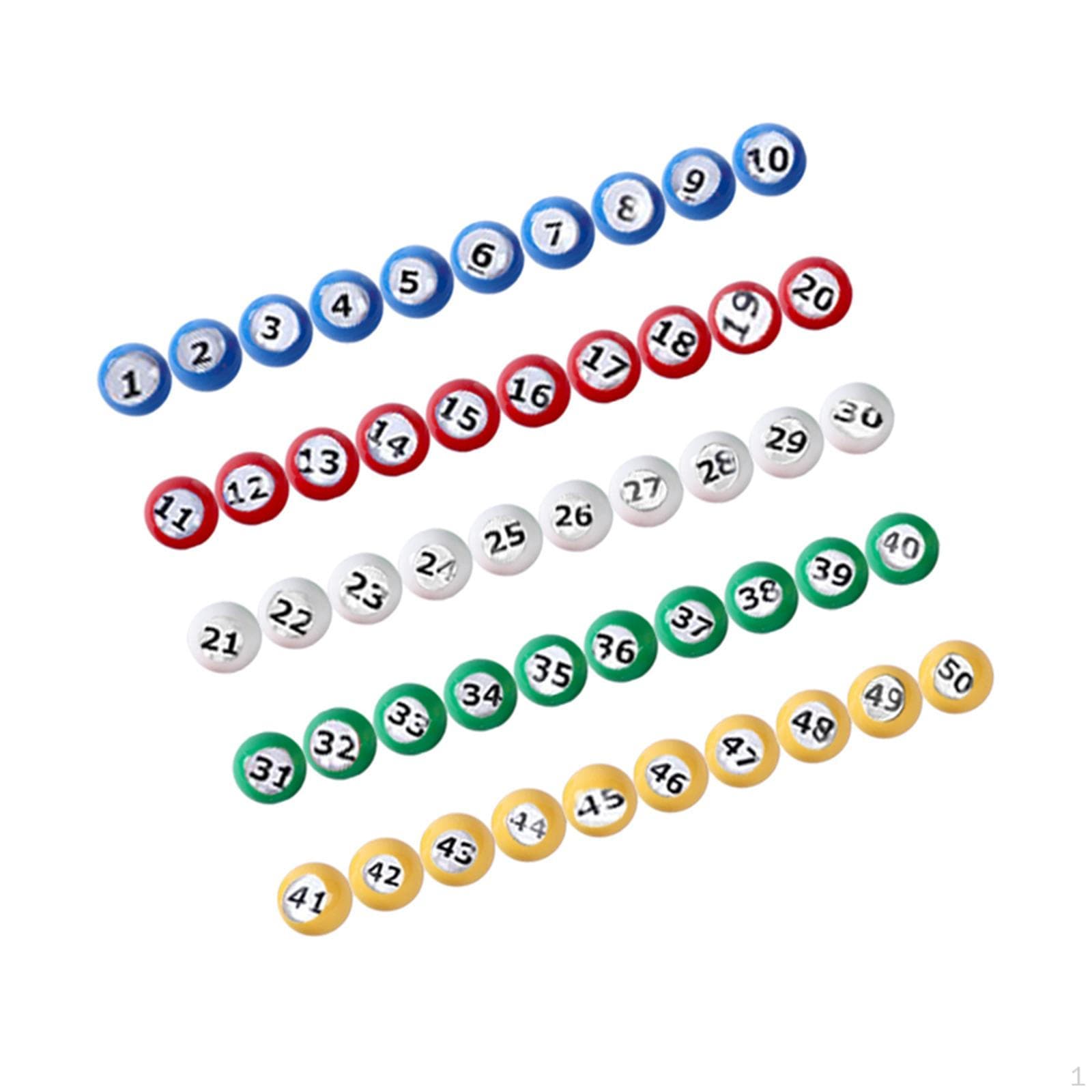 Bolas de Bingo Bolas de Llamada con Ventana de Lectura Fácil Recuento Rifa para Empresa Regal cm