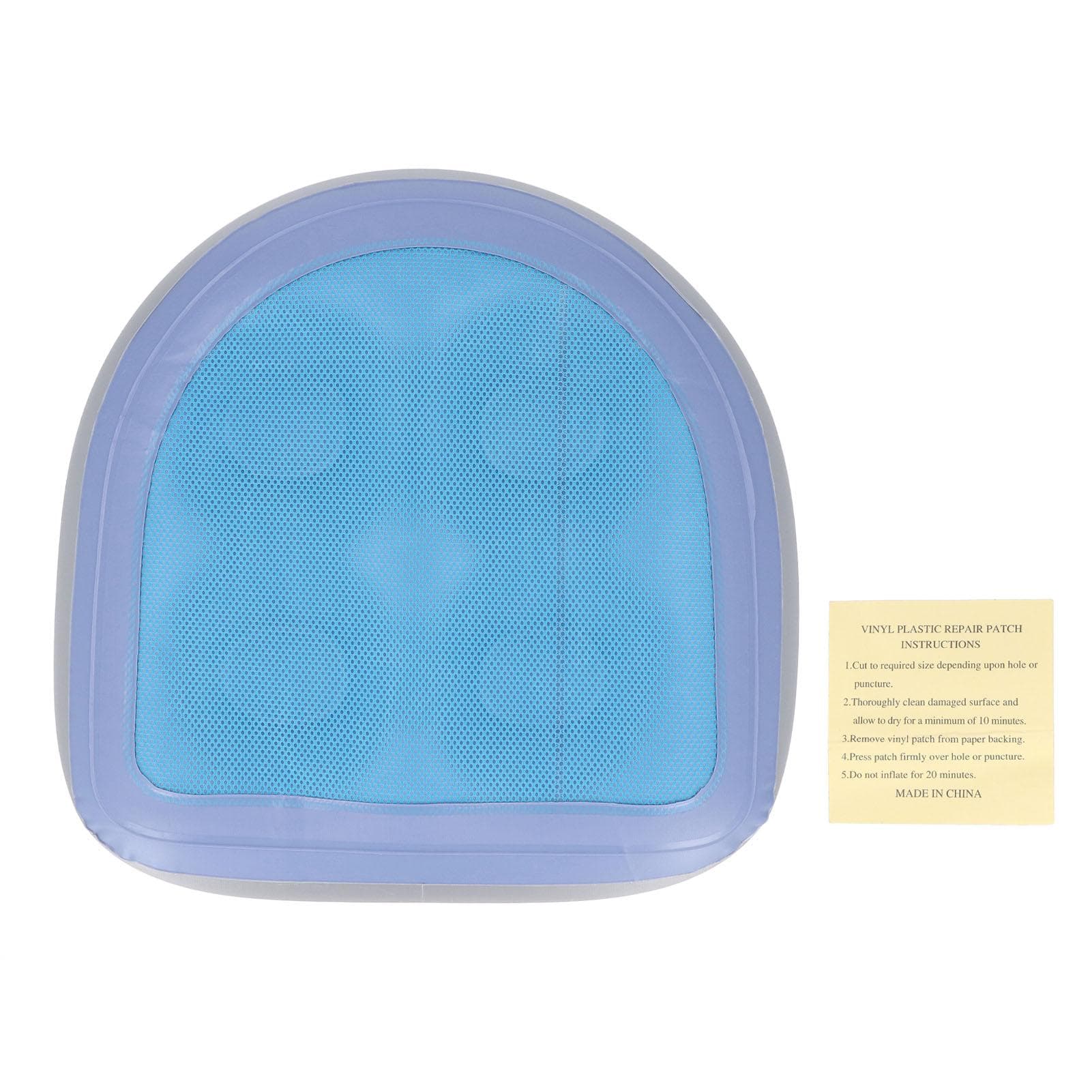 Asiento Elevador Inflable para Spa y Jacuzzi con Ventosas Antideslizantes y de Soporte, Cojín Elevador Azul azul
