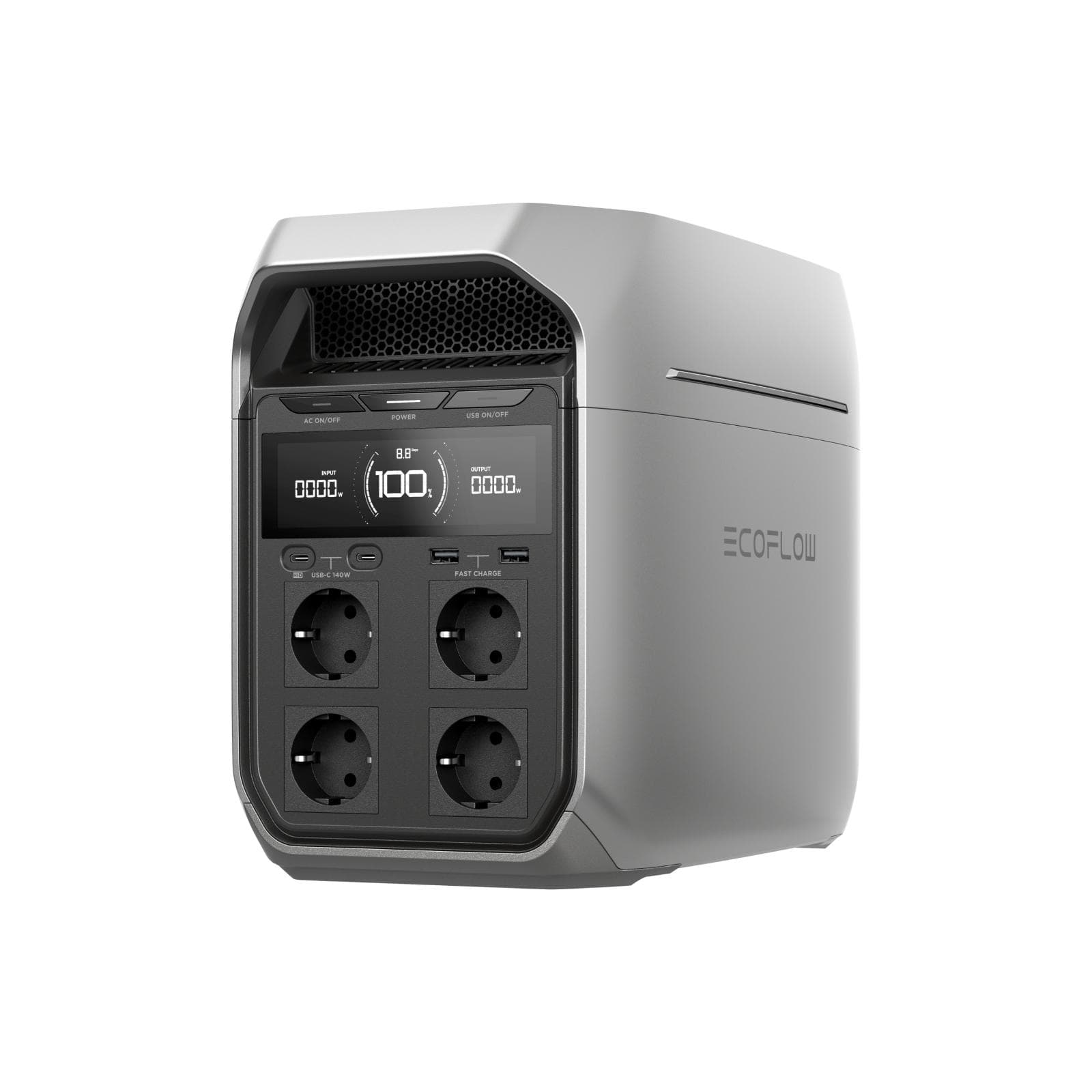 [Reserva] Estación de Energía Portátil EF ECOFLOW DELTA 3 Plus, Batería LiFePO4 de 1 024Wh, Carga Completa en 56 Minutos, 1 800W (3 600W pico)