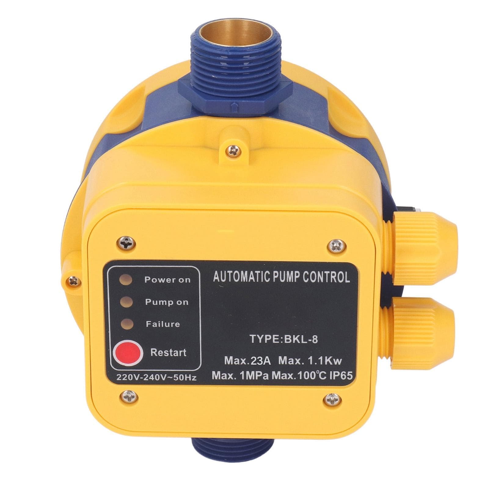 Controlador Automático de Bomba de Agua Interruptor Electrónico de Presión 145PSI Ajustable Protección contra Escasez