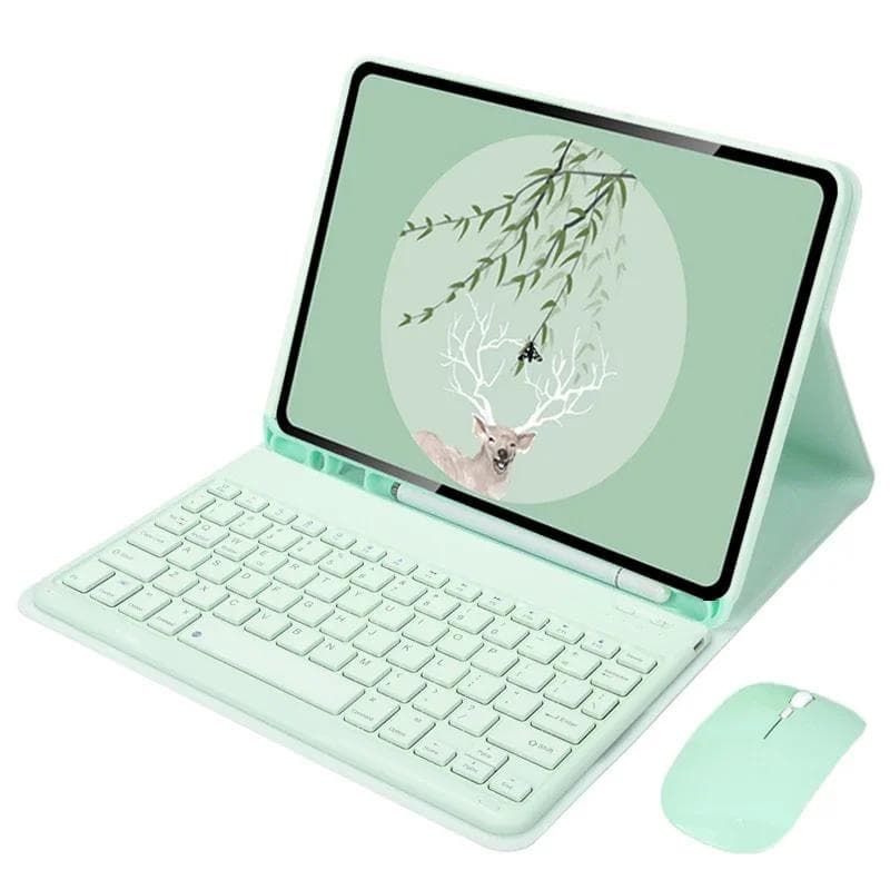 Para Samsung Galaxy Tab A11 Plus de 11 Pulgadas 2025 SM-X236B SM-X236 Funda con Teclado para Tabletas Galaxy Tab A11+ SM-X230 SM-X235 Cubierta menta